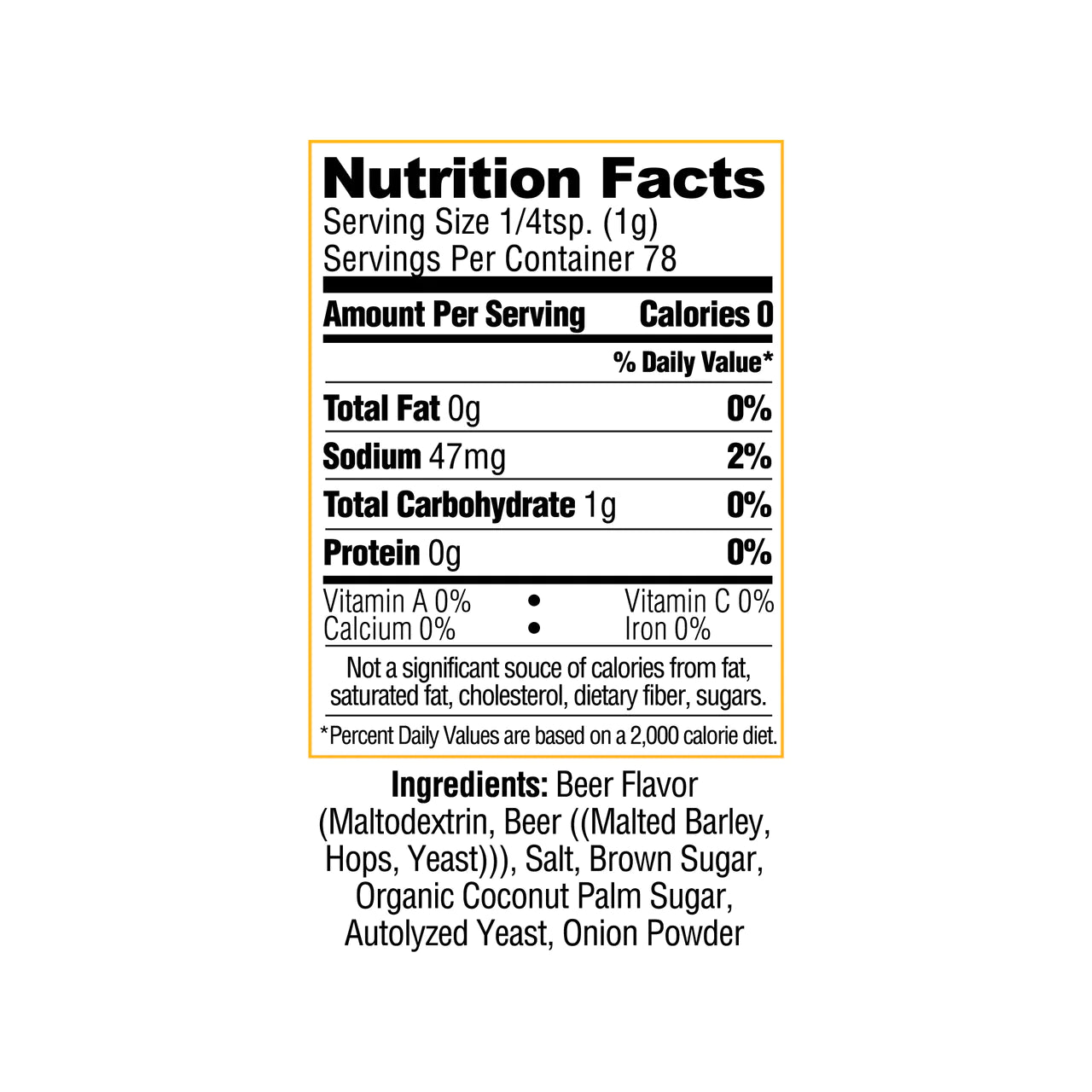 Beer Seasoning Shaker (2.75 oz)