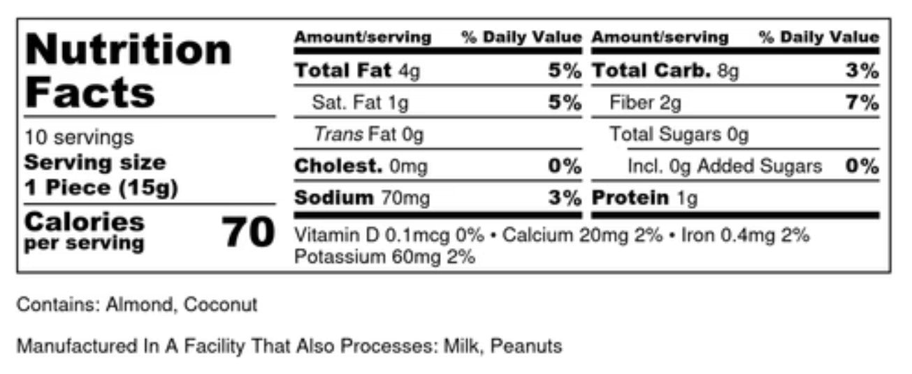No Sugar Aloha Caramel Candy (1.1 oz)