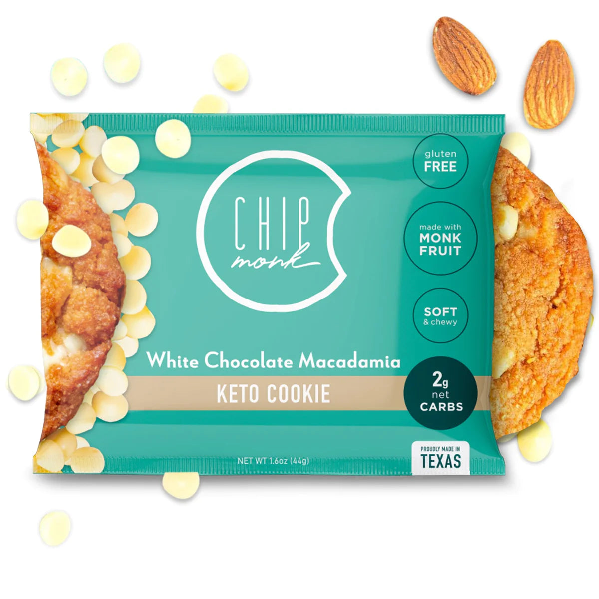 White Chocolate Macadamia Keto Cookie (1.6 oz)