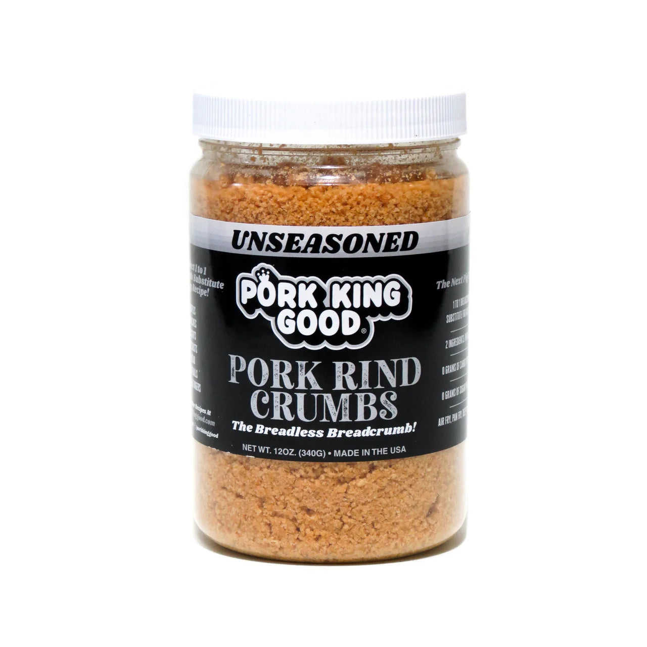 Unseasoned Pork Rinds Crumbs (12 oz)