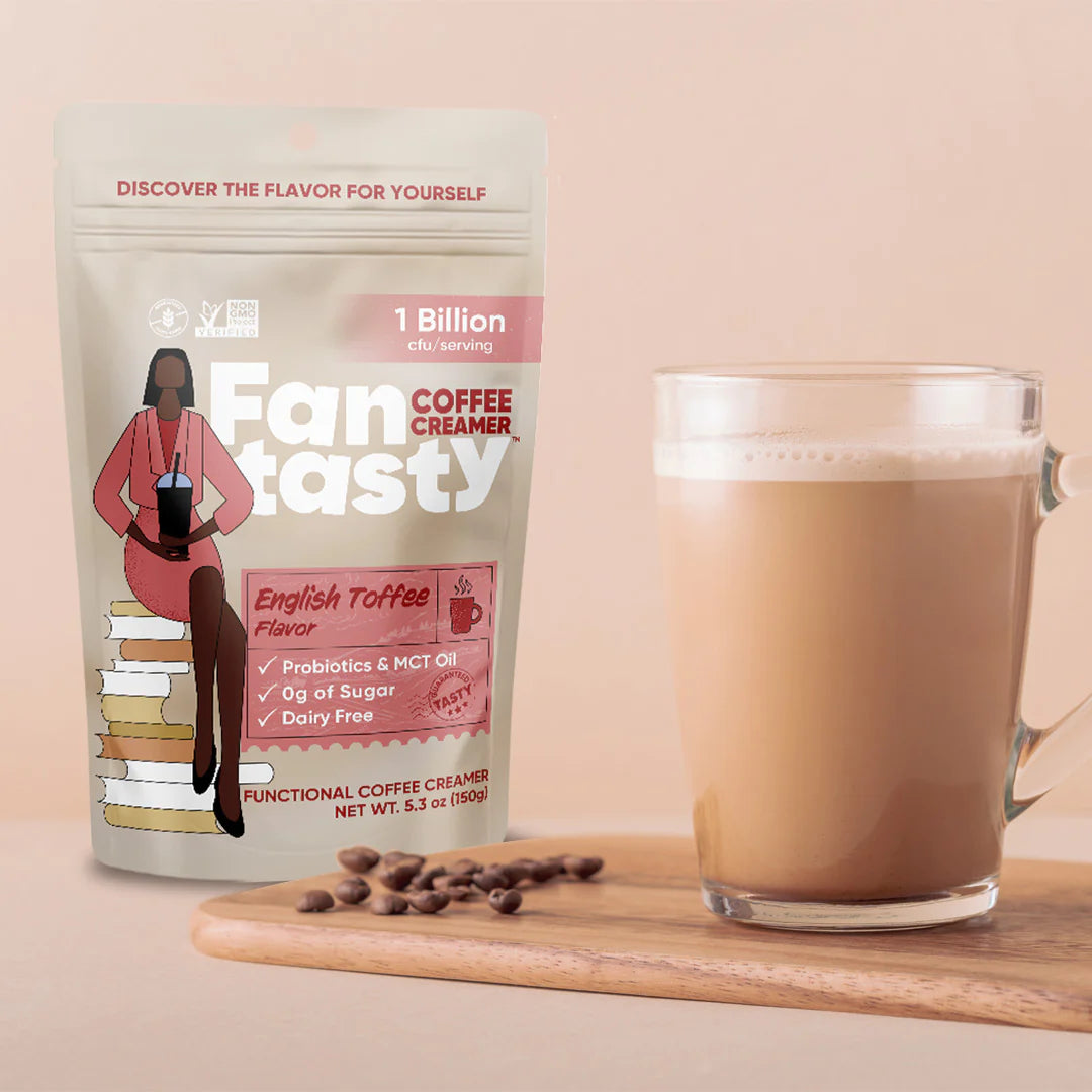 English Toffee Probiotic Creamer (9.5 oz)