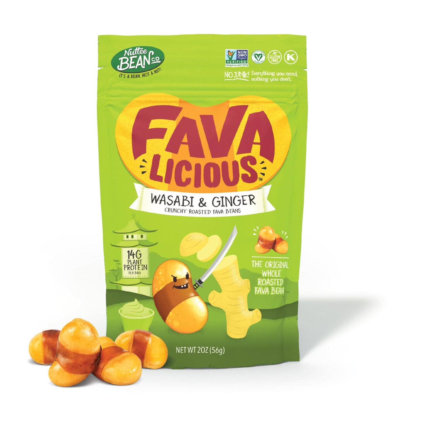 Favalicious Wasabi & Ginger (2 oz)