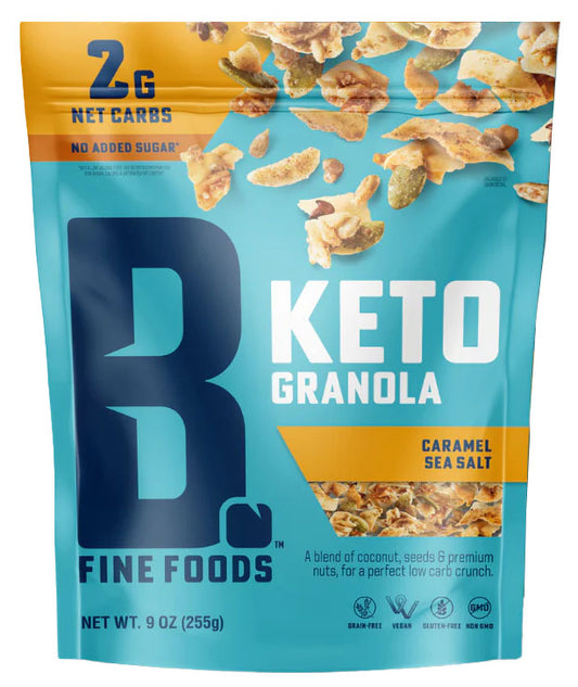 B. Fine Foods - Caramel Sea Salt Keto Granola (9 oz)