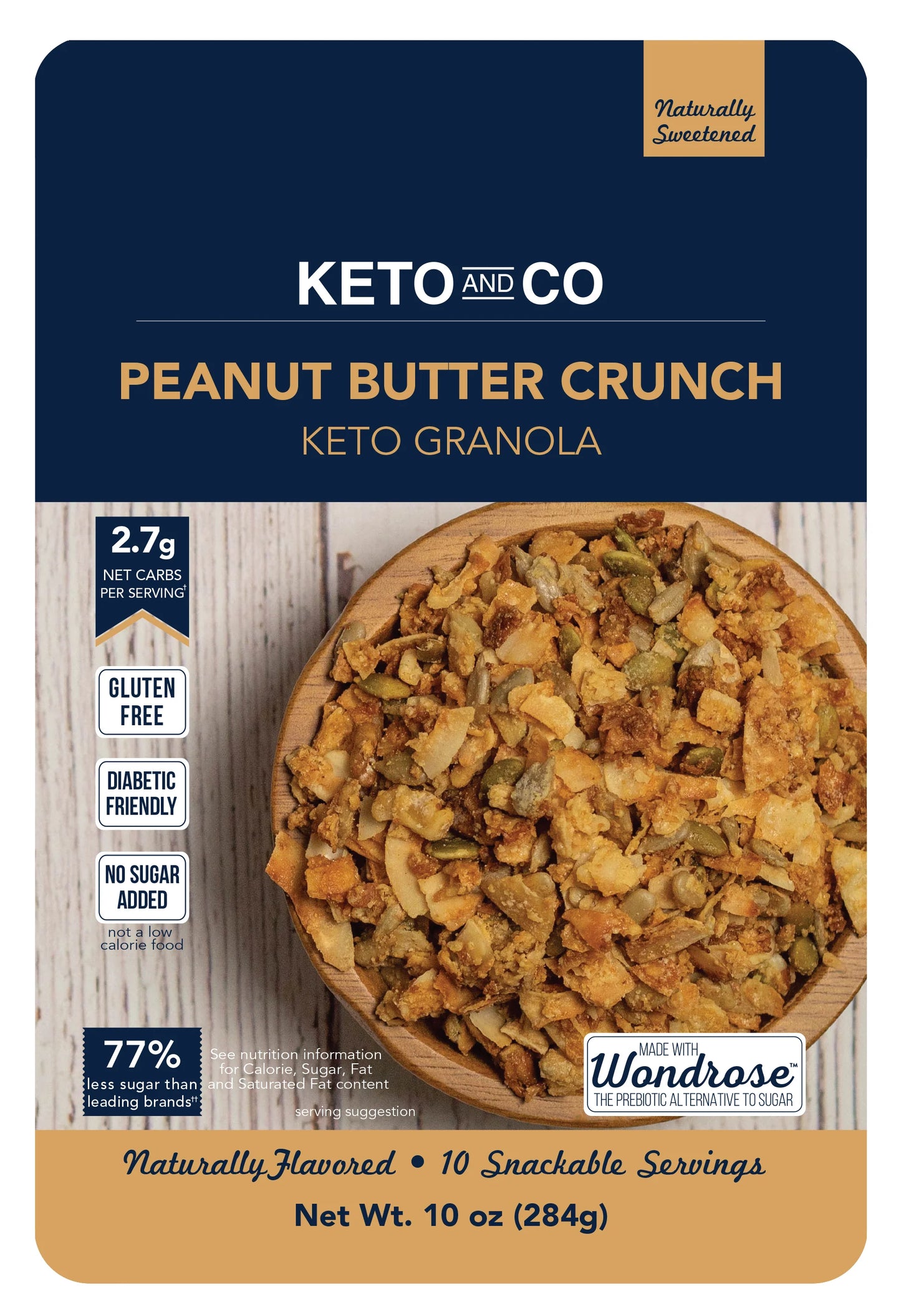 Keto Peanut Butter Crunch Granola (10 oz)