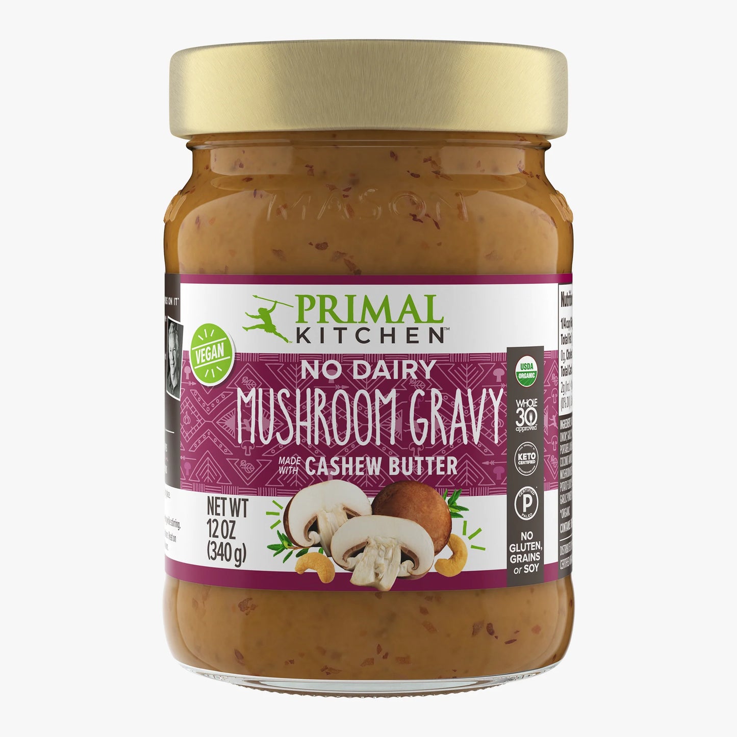 No Dairy Mushroom Gravy (12 oz)