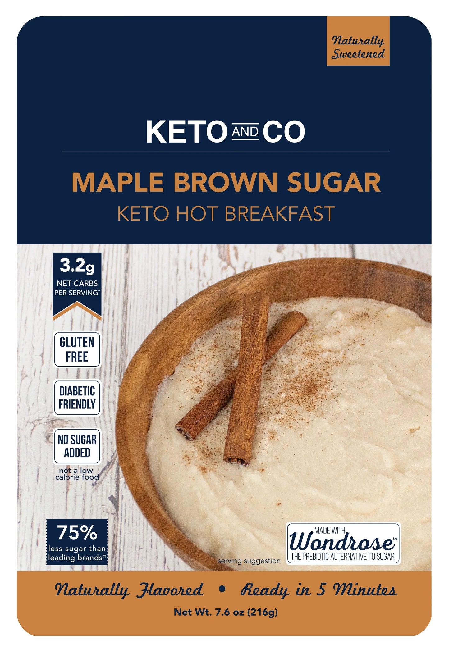 Maple Brown Sugar Keto Hot Breakfast (7.6 oz)