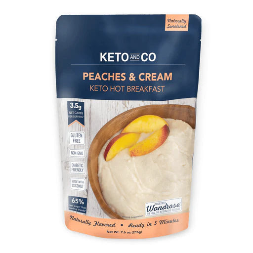 Keto Peaches & Cream Hot Breakfast (7.6 oz)