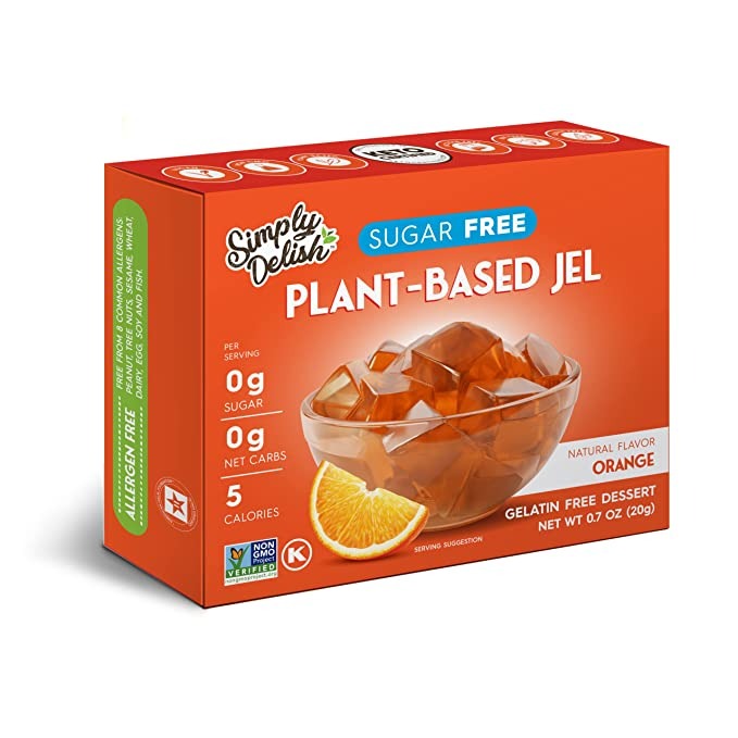 Plant Based Natural Orange Jel Dessert (0.7 oz)