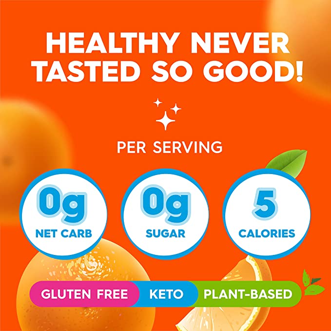 Plant Based Natural Orange Jel Dessert (0.7 oz)