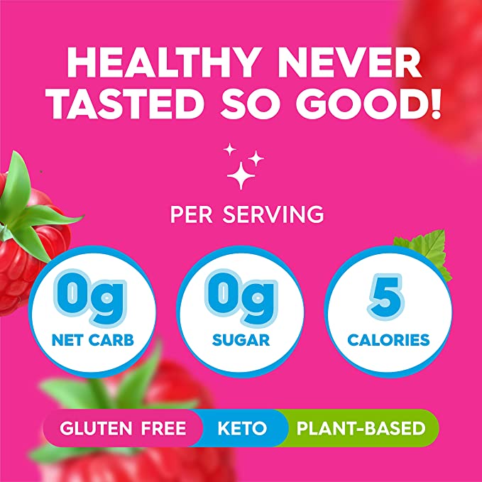 Plant Based Natural Raspberry Jel Dessert (0.7 oz)