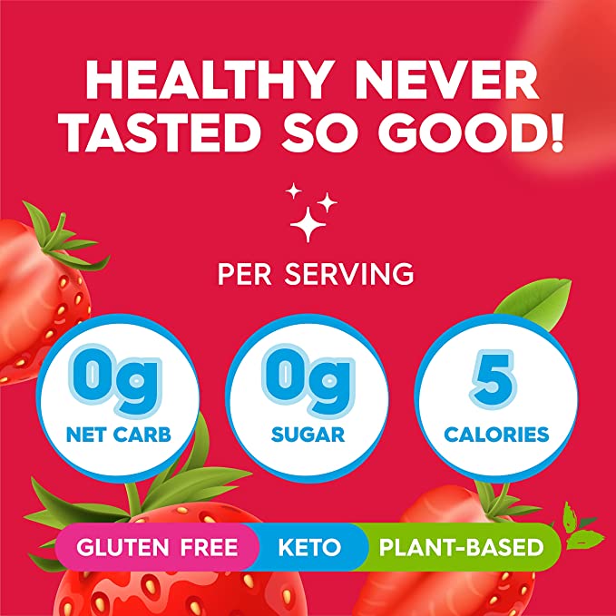 Plant Based Natural Strawberry Jel Dessert (0.7 oz)