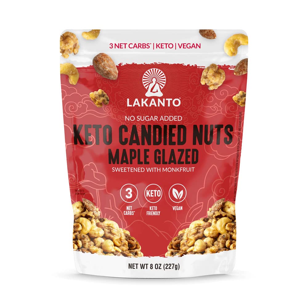 Maple Glazed Keto Candy Nuts (8 oz)