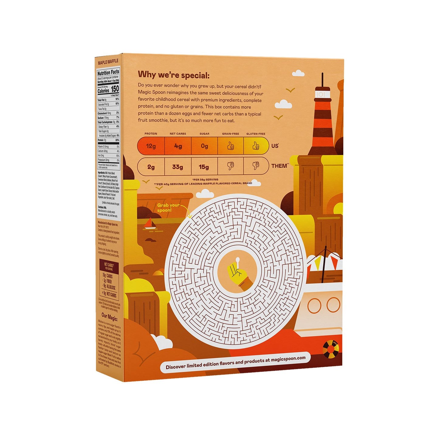 Maple Waffle Cereal (7 oz)