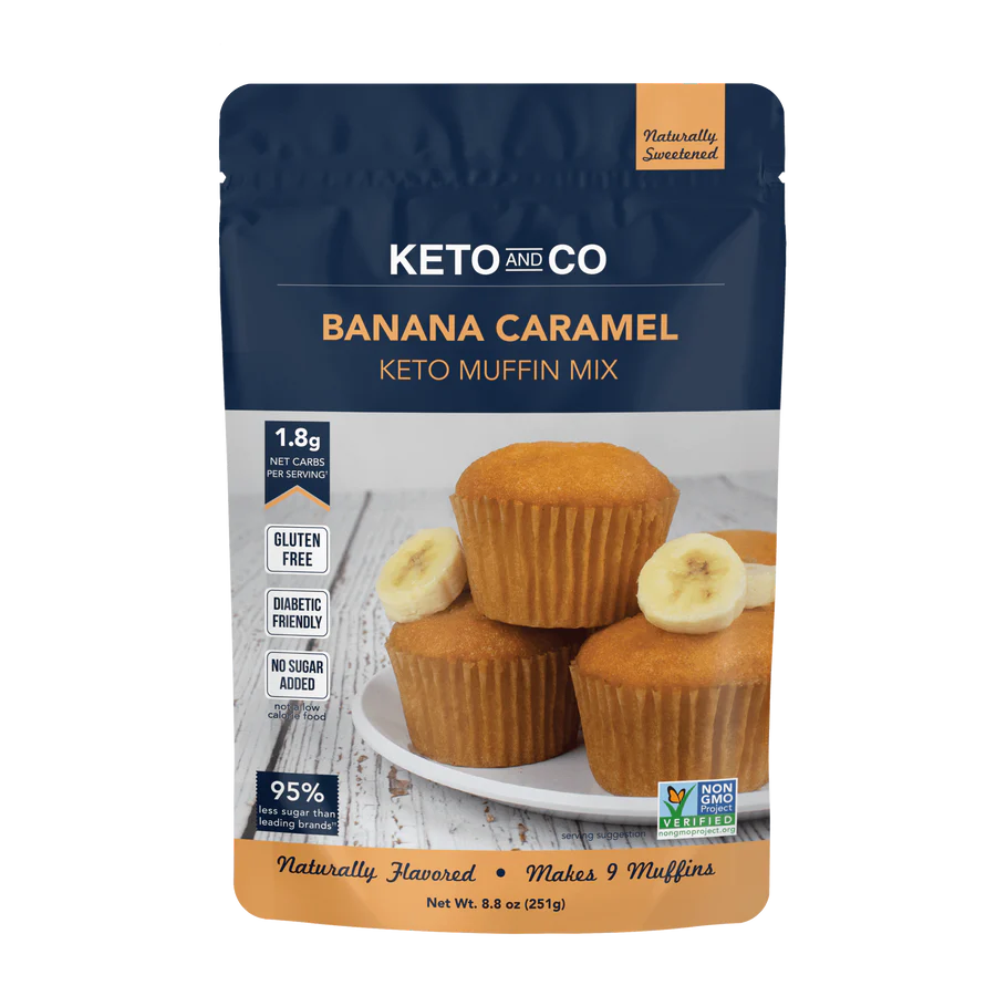 Keto Banana Caramel Muffin Mix (8.8 oz)
