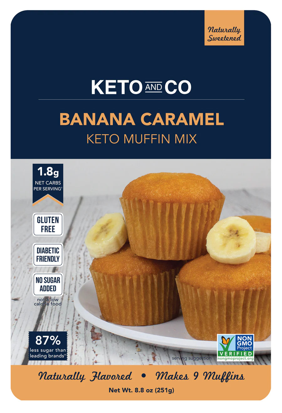 Keto Banana Caramel Muffin Mix (8.8 oz)