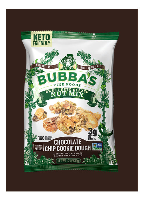 Chocolate Chip Cookie Dough Glazed Keto Nut Mix (1.2 oz)