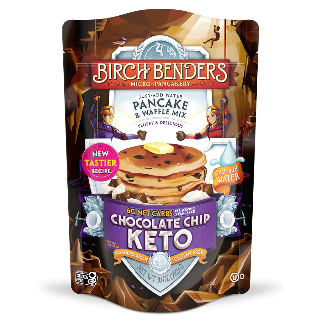 Chocolate Chip Keto Pancake & Waffle Mix (10 oz)