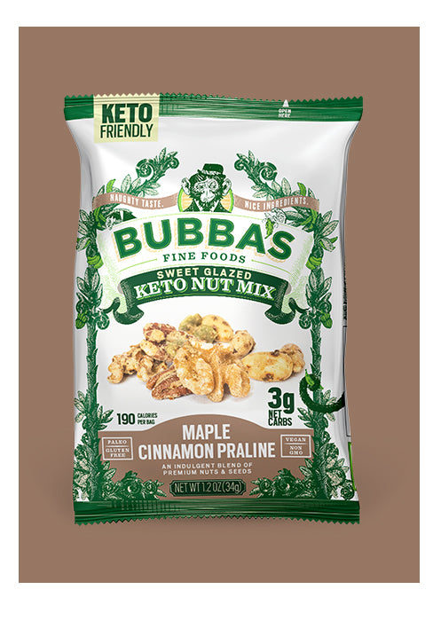 Maple Cinnamon Praline Glazed Keto Nut Mix (1.2 oz)