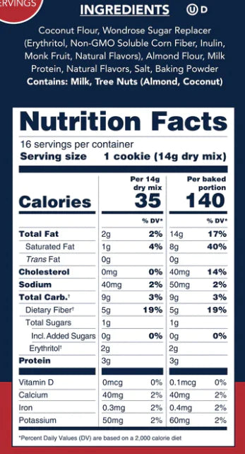 Keto Shortbread Cookie Mix (8.1 oz)