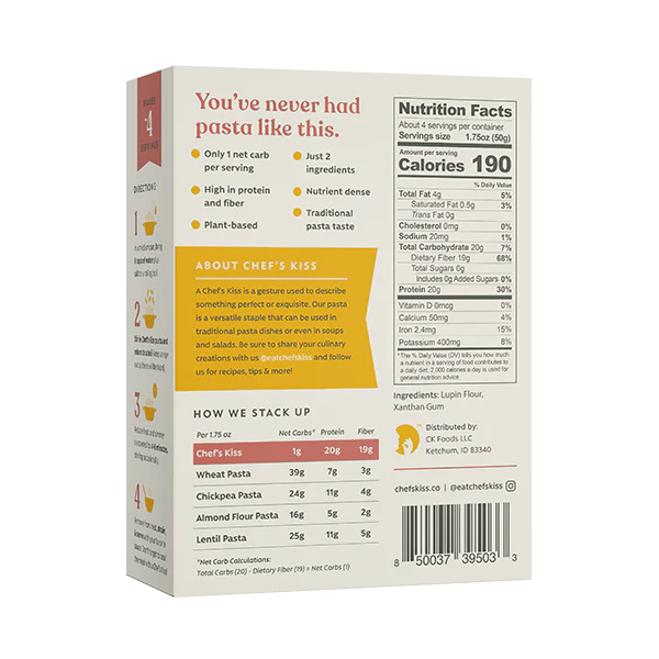 Lupin Radiatori Pasta (7 oz)