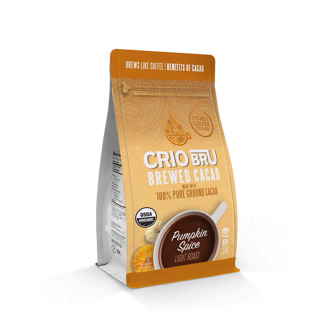 Pumpkin Spice Light Roast 100% Pure Ground Cacao (10 oz)