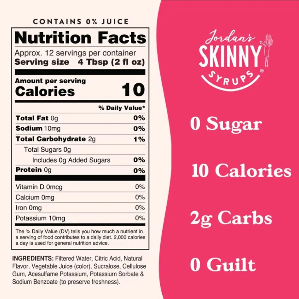 Skinny Mixes - Sugar Free Strawberry Lemonade Syrup Concentrate (25.4 fl oz)