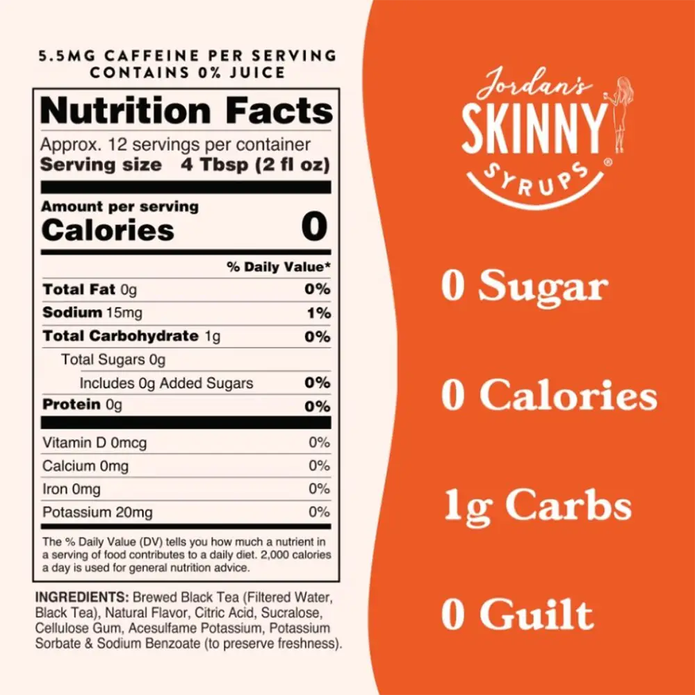 Skinny Mixes - Sugar Free Sweet Tea Syrup Concentrate (25.4 fl oz)