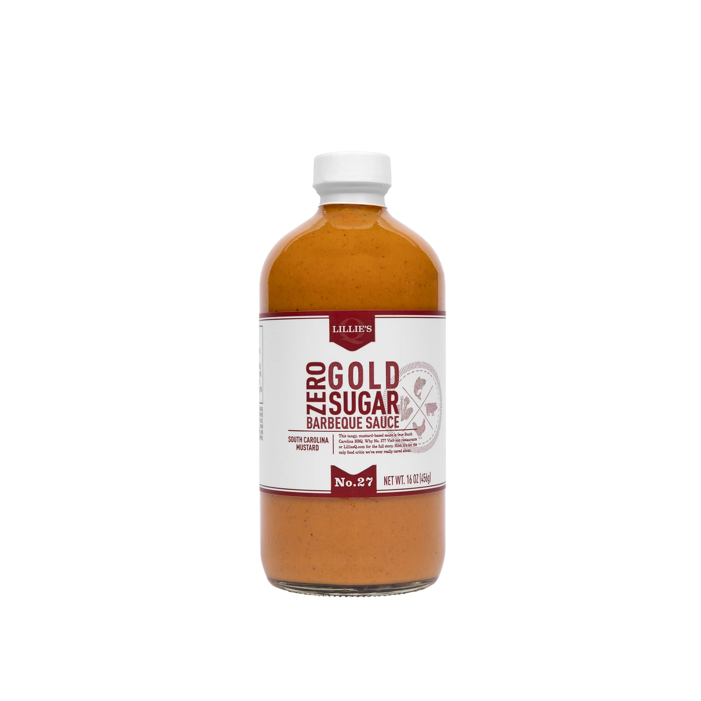 Zero Sugar Gold Barbeque Sauce (16 oz)