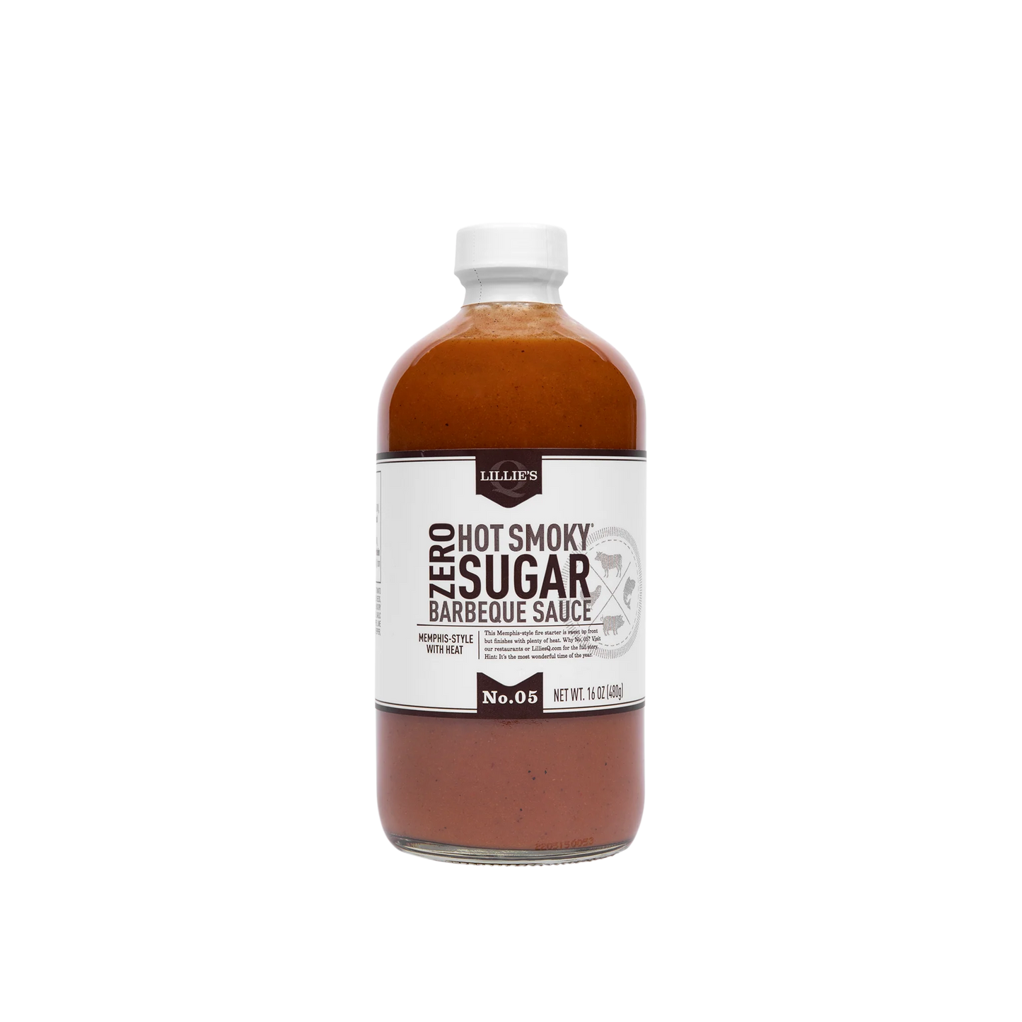 Zero Sugar Hot Smoky Barbeque Sauce (16 oz)