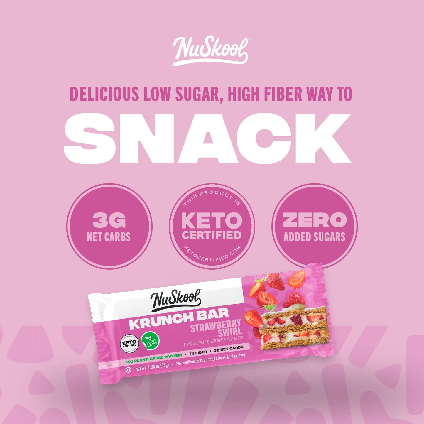 Strawberry Swirl Krunch Bar (1.34 oz)
