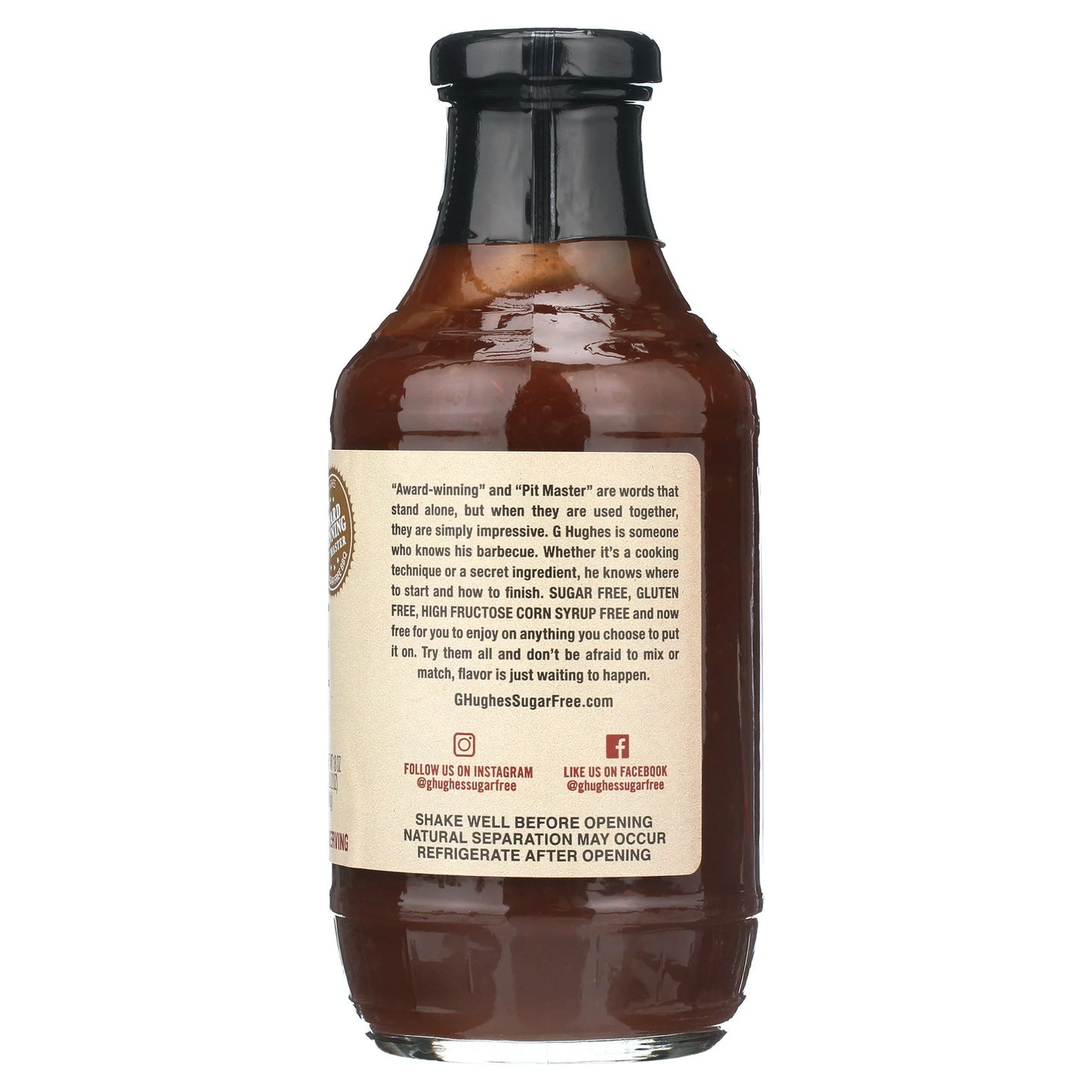 Sugar Free Hickory BBQ Sauce (18 oz)