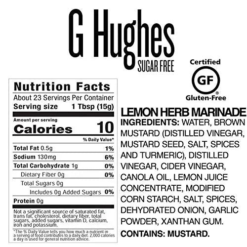Sugar Free Lemon Herb Marinade (12 oz)