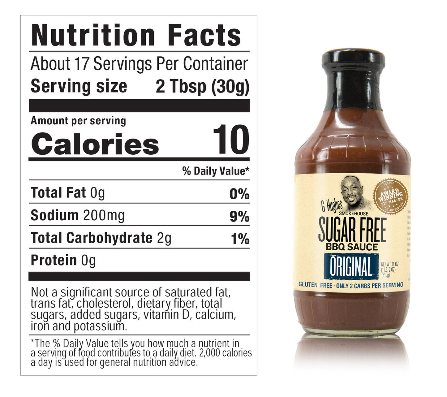 Sugar Free Original BBQ Sauce (18 oz)