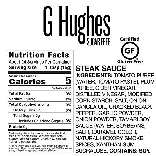 Sugar Free Steak Sauce (13 oz)
