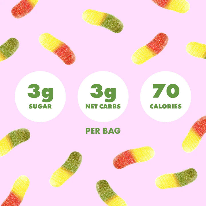 Super Wild Worm Gummy Candy (1.8 oz)