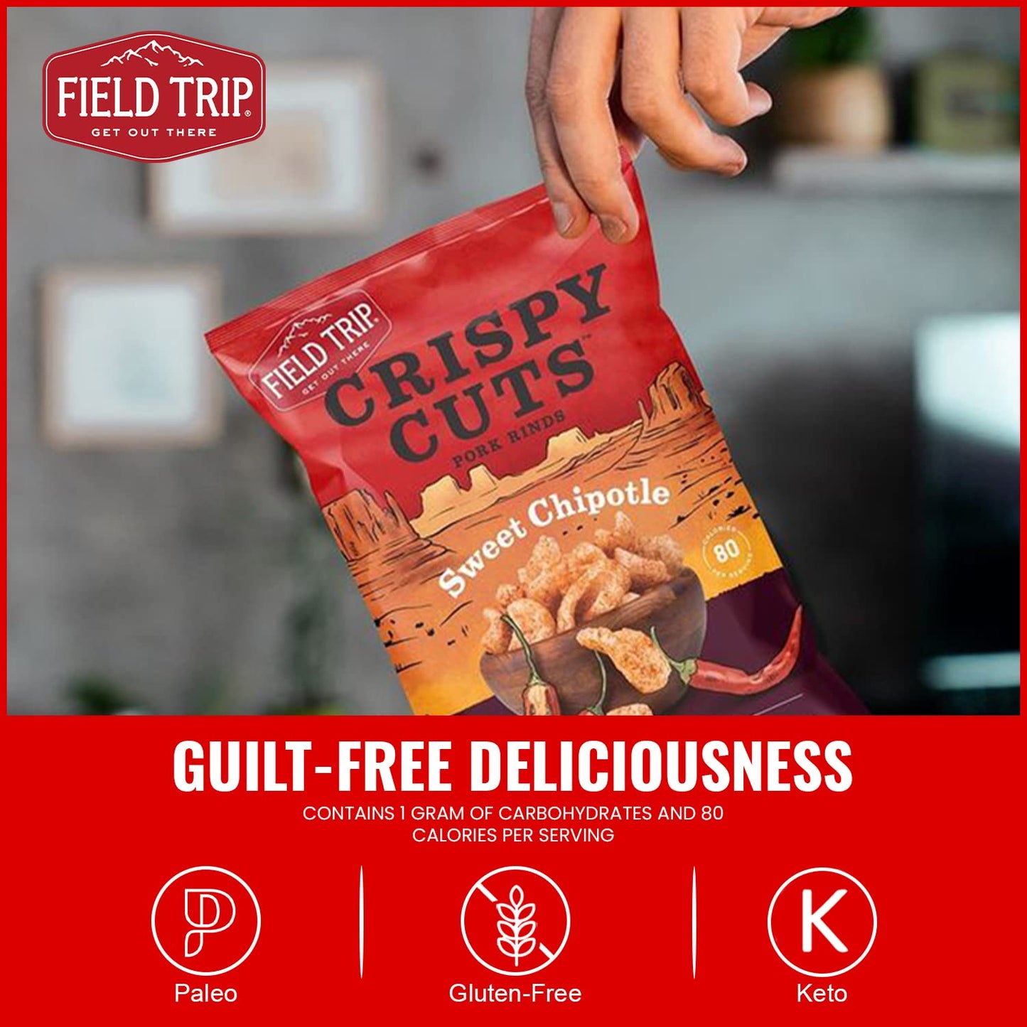 Crispy Cuts Sweet Chipotle Pork Rinds (1 oz)