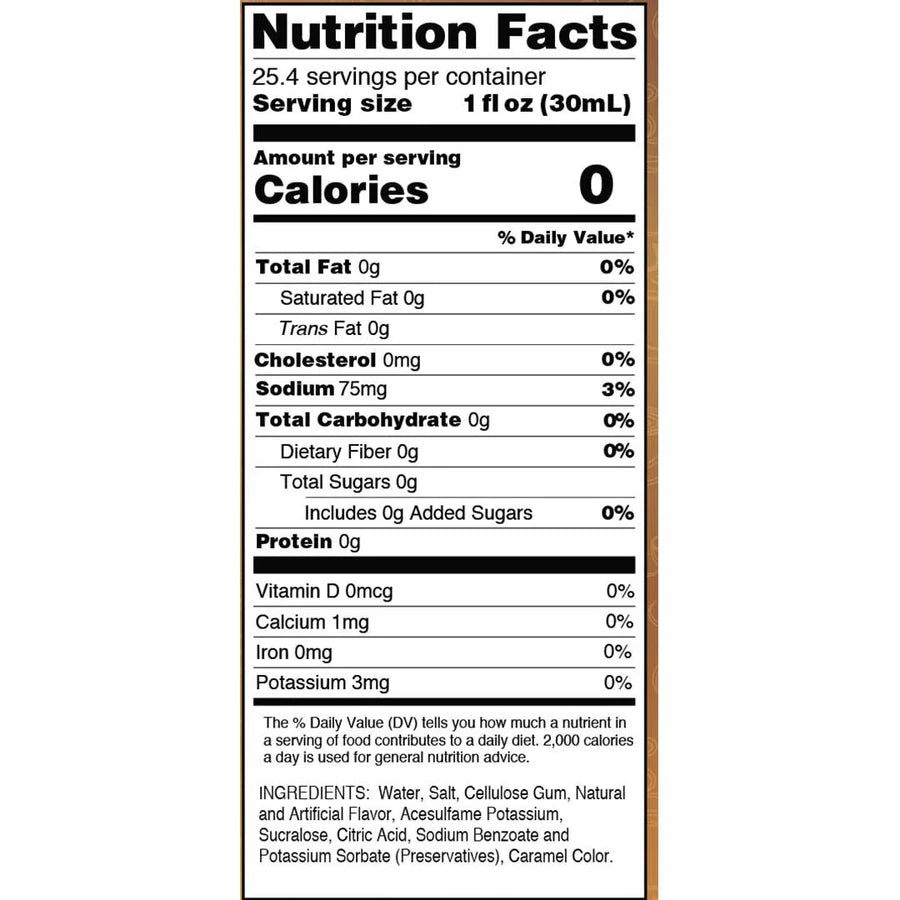 Sugar Free Caramel Pecan Syrup (25.4 fl oz)