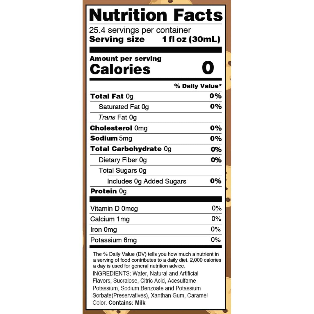 Sugar Free Cookie Dough Syrup (25.4 fl oz)
