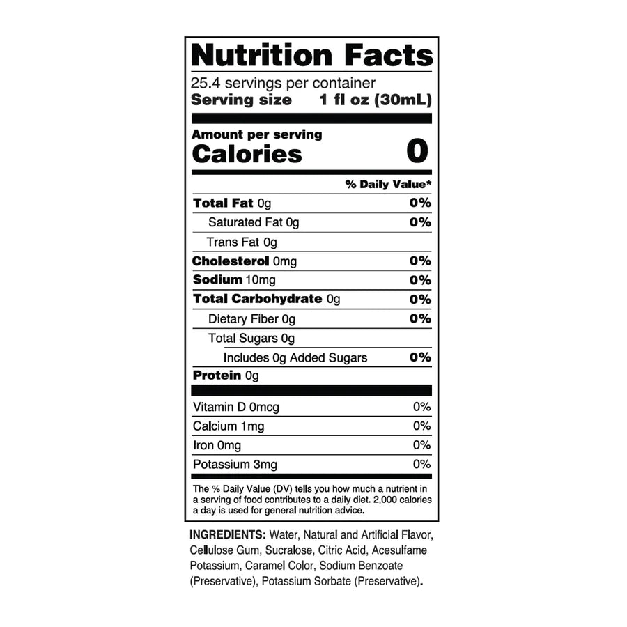 Sugar Free Crème Brûlée Syrup (25.4 fl oz)