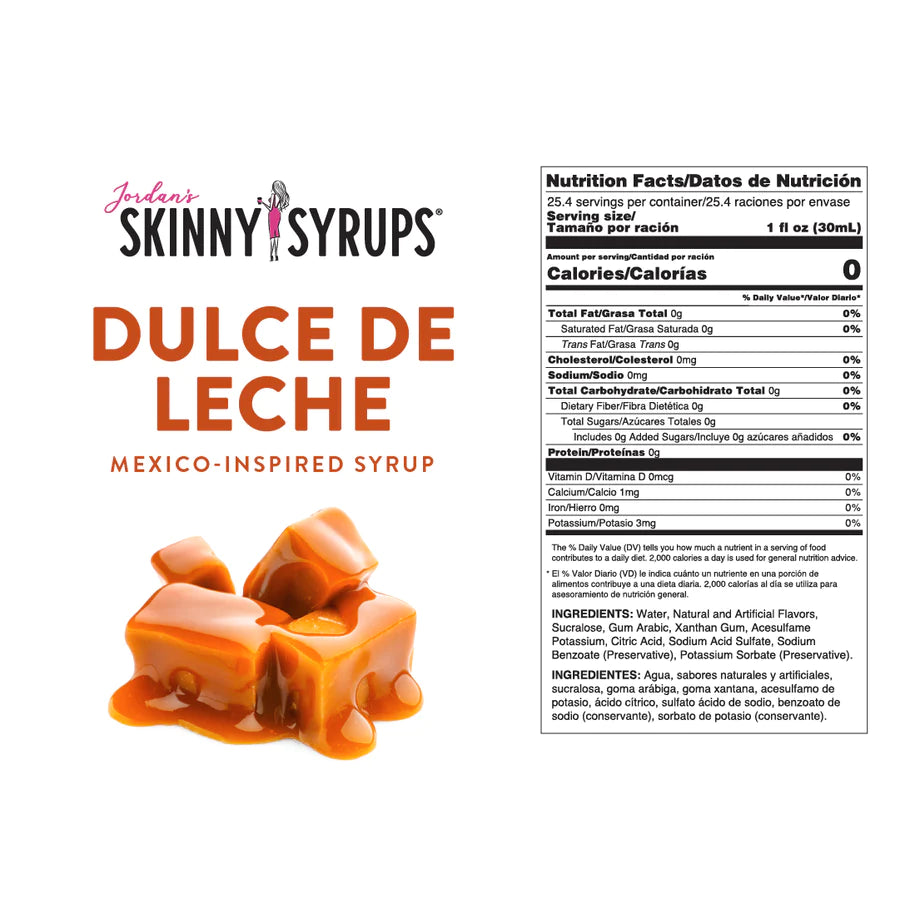 Sugar Free Dulce de Leche Syrup (25.4 fl oz)
