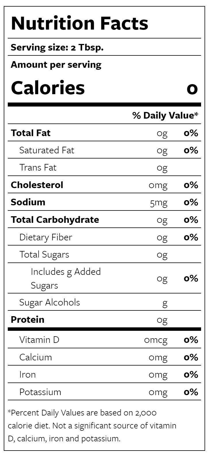 Sugar Free French Vanilla Syrup (12.7 oz)