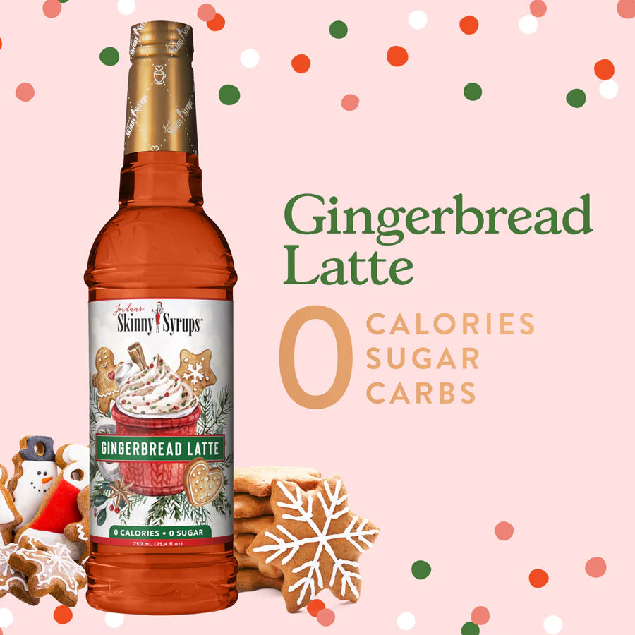 Sugar Free Gingerbread Latte Syrup (25.4 fl oz)