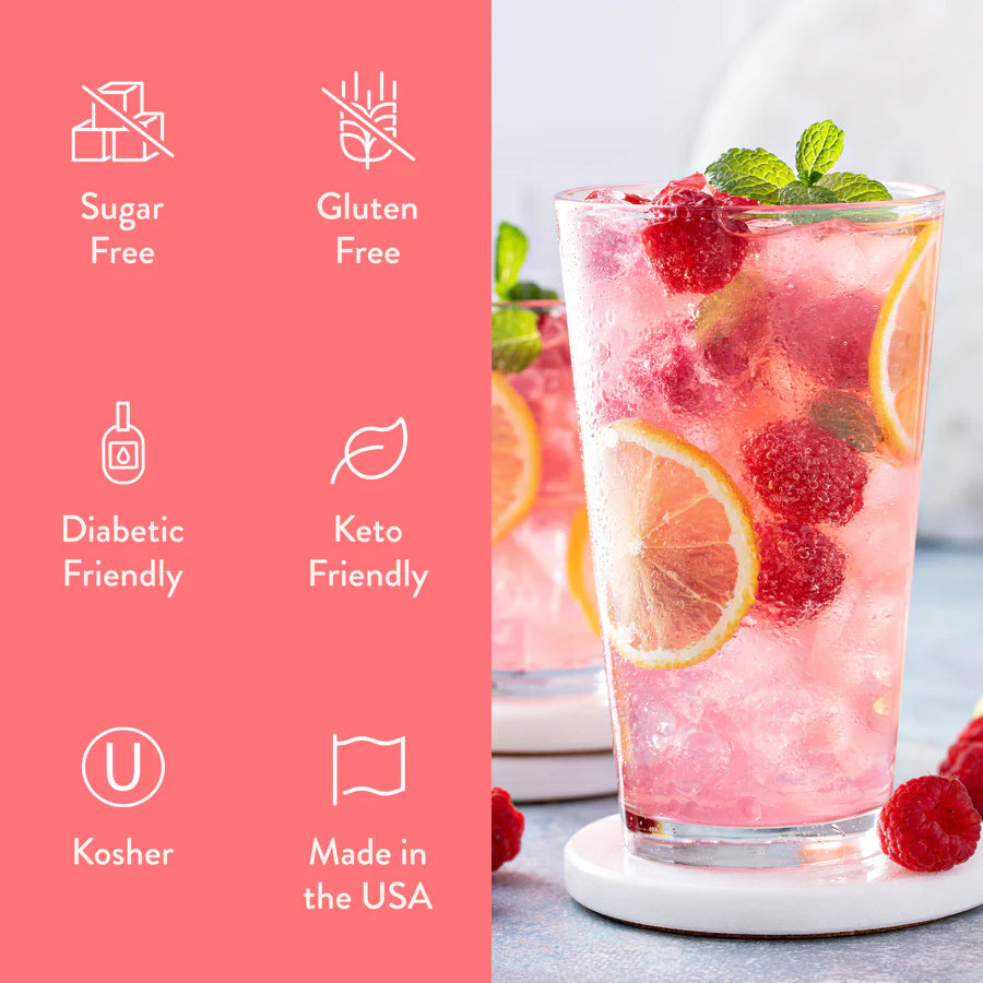 Sugar Free Meyer Lemon Raspberry Syrup (25.4 fl oz)