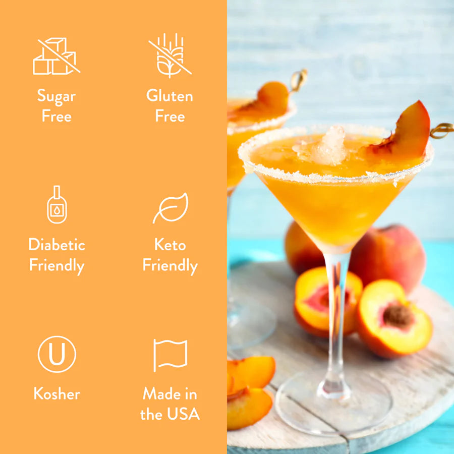 Sugar Free Peach Syrup (25.4 fl oz)