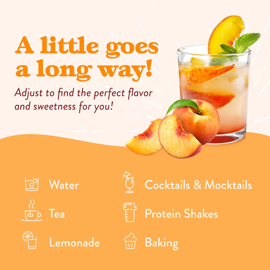 Sugar Free Peach Syrup (25.4 fl oz)