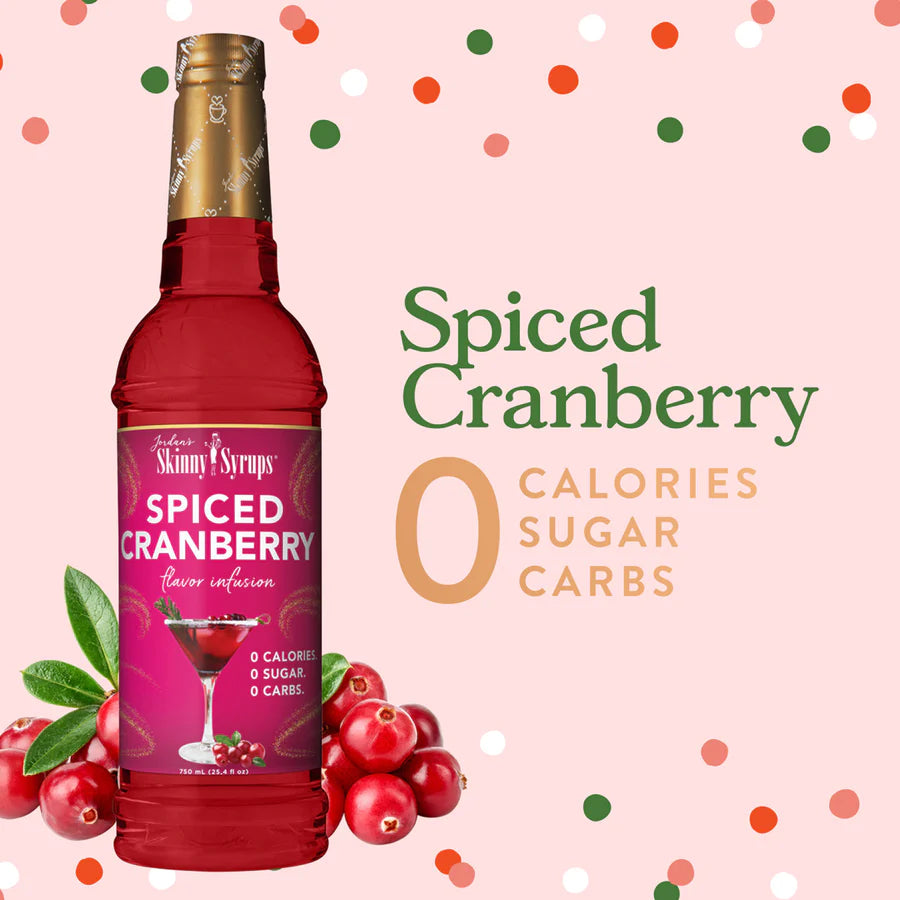 Sugar Free Spiced Cranberry Flavor Infusion Syrup (25.4 fl oz)