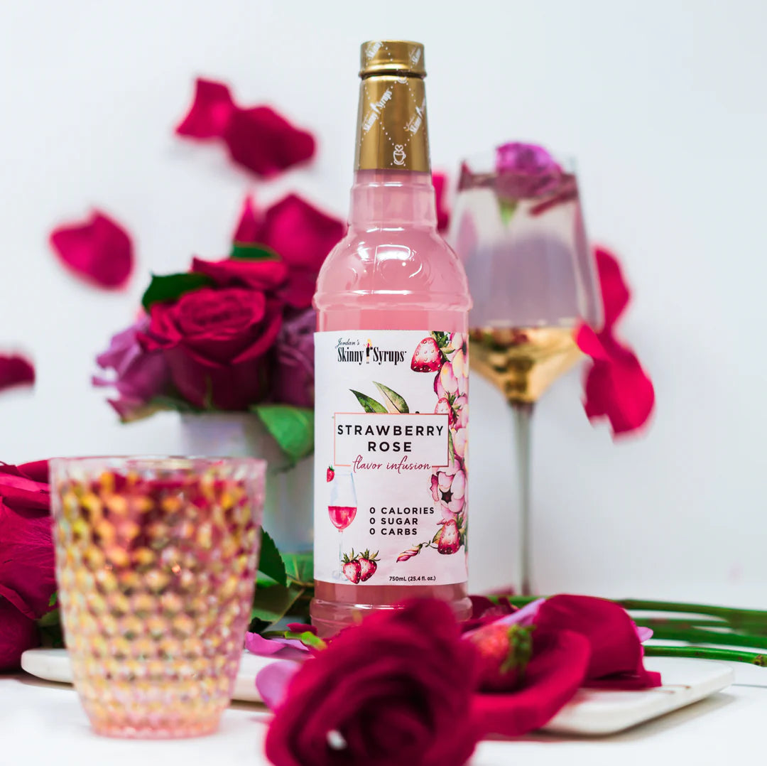 Sugar Free Strawberry Rose Syrup (25.4 fl oz)