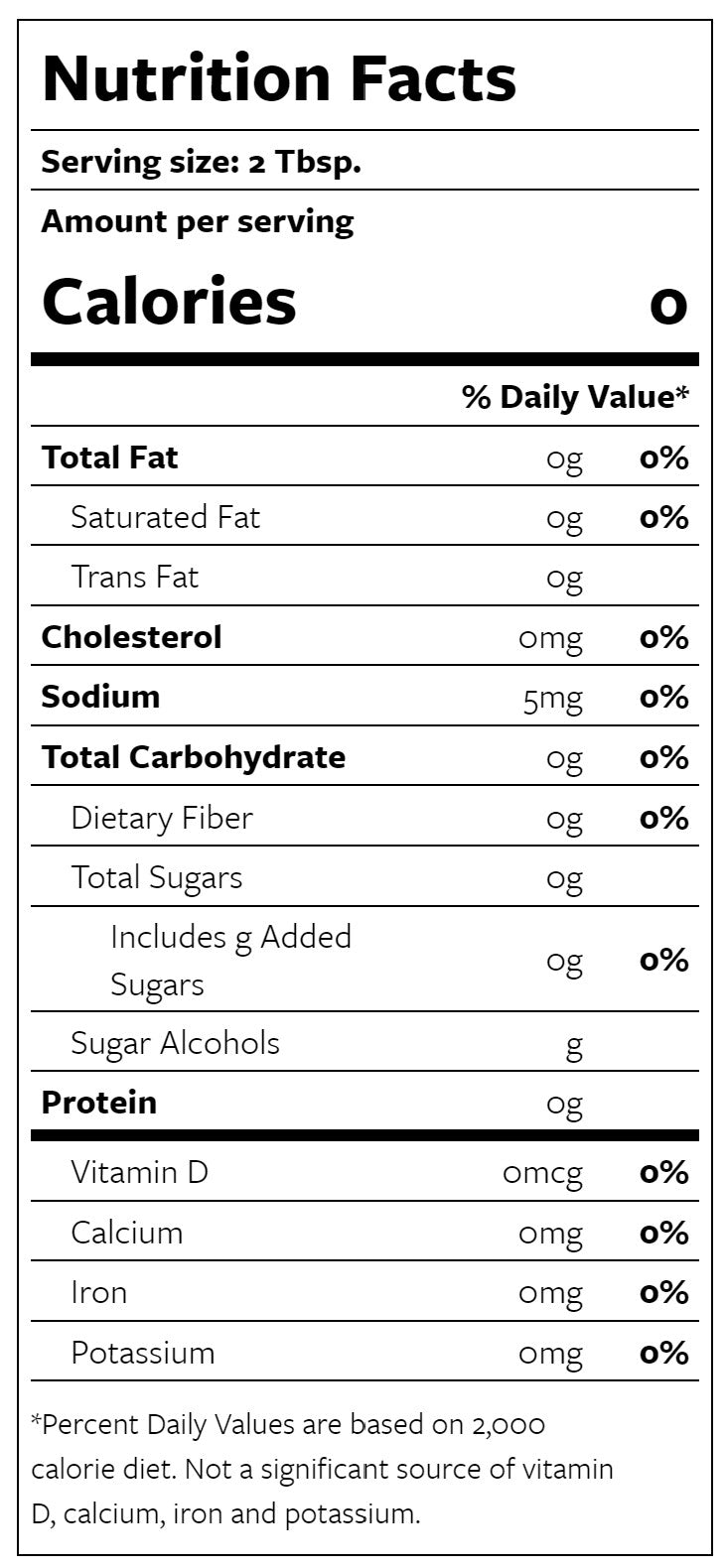 Sugar Free Vanilla Syrup (12.7 oz)