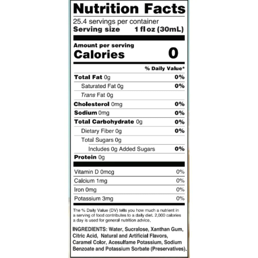 Sugar Free White Chocolate Pumpkin Syrup (25.4 fl oz)