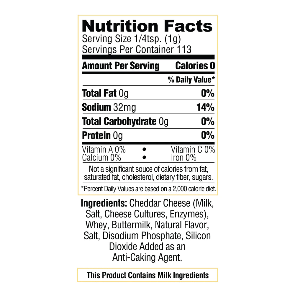 White Cheddar Seasoning Shaker (2.75 oz)